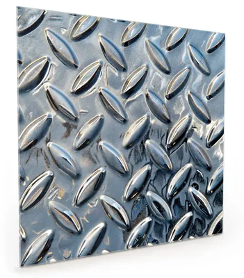 Produktbild von Küchenrückwand Spritzschutz Glas mit Motiv Riffelblechmuster 40 x 40 cm