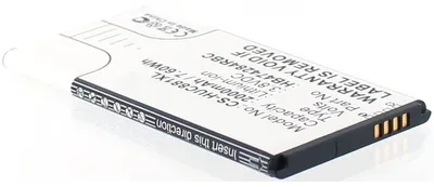 Produktbild von Akku für Huawei HB474284RBC Li-Ion 3,8 Volt 1900 mAh schwarz.