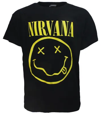 Immagine prodotto di Maglietta Nirvana con faccina sorridente gialla - XXL