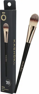 Image de Kashōki MakeUp Flat Foundation Brush 104 - pinceau pour fond de teint