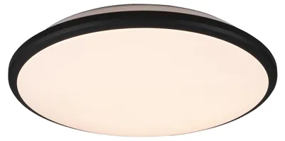 Produktbild von Reality Leuchten LED Deckenleuchte Limbus R67021132, Kunststoff Schwarz matt, inkl. 20.5 Watt LED, Switch Dimmer
