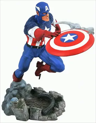 Obrázek produktu pro Merc Figur Captain America  25cm PVC 25cmDiamond Marvel Gallery - Diverse  - (Merchandise / Merch Figuren)