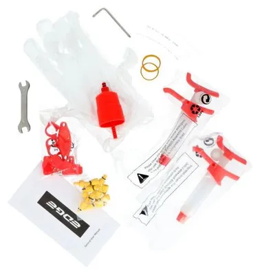 Immagine prodotto di Set di spurgo del bordo del freno a disco standard - incluso set di adattatori in plastica