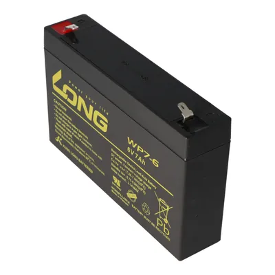 Produktbild von Kung Long WP7-6 Akku Blei 6 Volt 7Ah, Faston 4,8mm