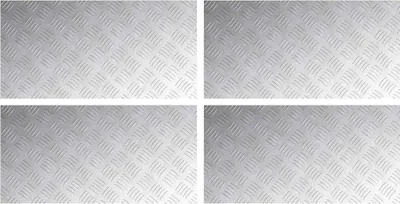 Image de vidaXL : 4 marches d'escalier, 80 x 40 cm, argent, aluminium, à angle droit