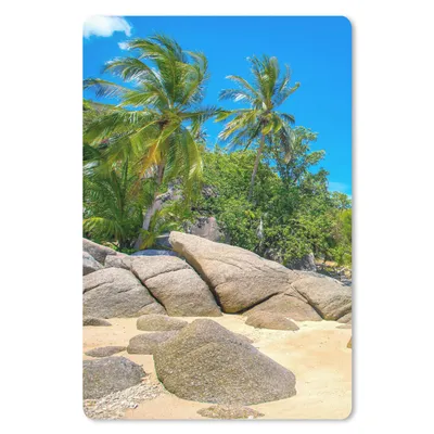 Produktbild von MuchoWow® Mauspad Mousepad Strand - Tropen - Meer - Pflanzen 18x27 cm - Mousepads - Maus Mat - Pad - Mausunterlage