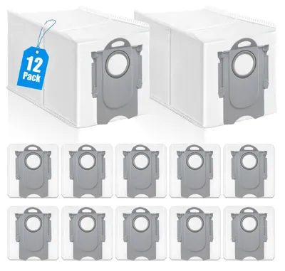 12 Staubbeutel für Roborock Q Revo, Qrevo S, S8 Max Ultra, S8 MaxV Ultra