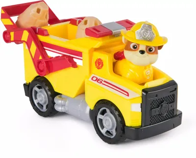 Obrázok produktu pre PAW Patrol PAW VHC Fire Rsc Lrg Vhc Rubble GML, Sklápač, 3 rok / roky, Plast, Červená, Žltá