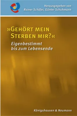 Produktbild von »Gehört mein Sterben mir?«