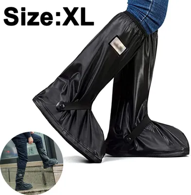 Produktbild von Schuhüberzieher,wasserdicht,Regenüberschuhe,Wasserdicht,Überschuhe,Outdoor,Rutschfester,Schuhüberzieher,Fahrrad,Regenschutz,Regenschuhe