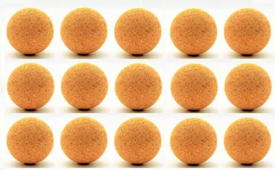 Produktbild von 15 x Kork Kugel 6 cm - Weinkorken Kugelstopfen Holzkorken Korkbälle Korkstopfen