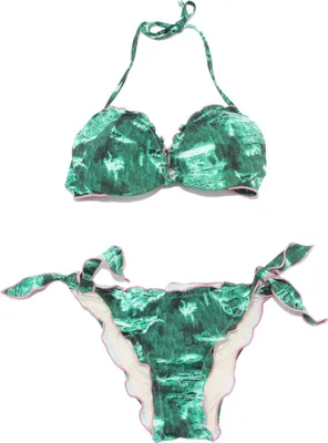 Produktbild von 6990S bikini costume donna FAANJ verde bikini woman