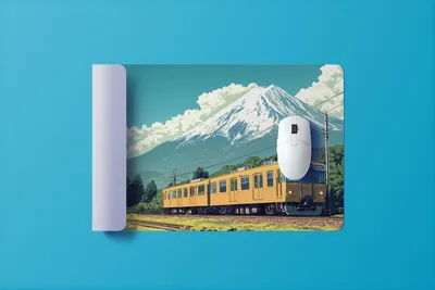 Produktbild von Fuji Mauspad - Japan Tatoro | Größe in cm: 40 x 30
