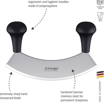 Produktbild von Famanu Wiegemesser 18 cm - gehärtete Qualität aus Edelstahl