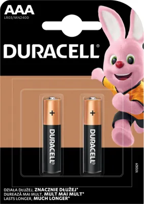 Image de DURACELL Basic MN2400 AAA BL2 Duracell