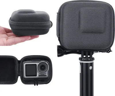 Produktbild von Tragbare Tragetasche Aufbewahrungsbox wasserdicht Kamera Schutztasche für OSMO ACTION/GoPro Hero 7 6 5 grau