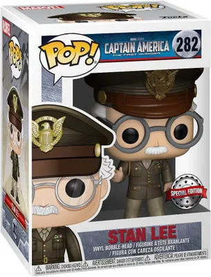 Produktbild von Marvel Studios Captain America - Stan Lee 282 Special Edition - Funko Pop! - Vinyl Figur