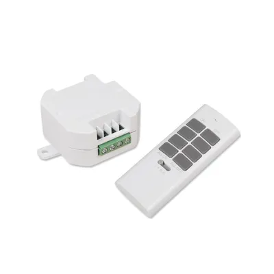 Zdjęcie produktu dla Bezprzewodowy zestaw przełączników McPower "Comfort", odbiornik + pilot, maks. 2,000W