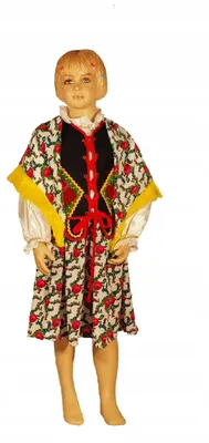 Produktbild von U Wiktora Góralka Kinderkostüm Tracht Mädchen Größe 104