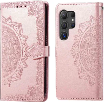 Image de imoshion Bibliothèque Mandala pour le Samsung Galaxy S25 Ultra - Rosé Goud