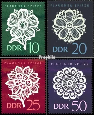 Produktbild von Briefmarken DDR 1966 Mi 1185-1188 (kompl.Ausgabe) postfrisch Plauener Spitze (I)