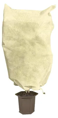 Produktbild von Pflanzenschutzvlies – Frostbeständiges Vlies – 80 x 60 cm – Winterschutz – Strapazierfähig – Mit Reißverschluss – UV-durchlässig – Winterschutzhülle