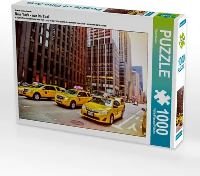 Produktbild von CALVENDO Puzzle Ein Motiv aus dem Kalender New York - nur im Taxi | 1000 Teile Lege-Größe 64x48cm Foto-Puzzle für glückliche Stunden