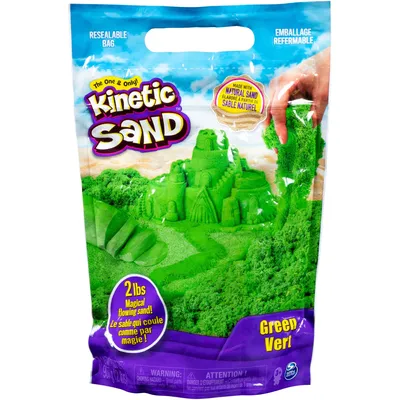 Obrázok produktu pre Kinetický piesok - Vrecko zelené (907 gramov piesku) - Spinmaster 6061463 - (Hračky / Hry a zábava)