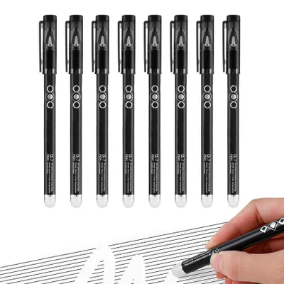 Produktbild von Set mit 8 radierbaren Gelstiften, 0,7 mm
