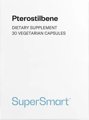 Produktbild von SuperSmart Pterostilbene Dietary Supplement - 30 Vegi-Kaps
