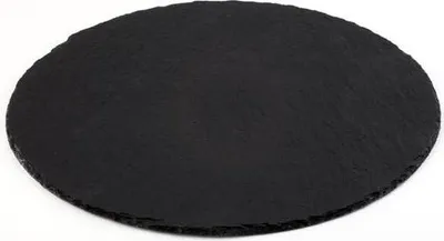 Produktbild von APS 998 Naturschieferplatte, Ø 33 cm, möbelschonende Füßchen