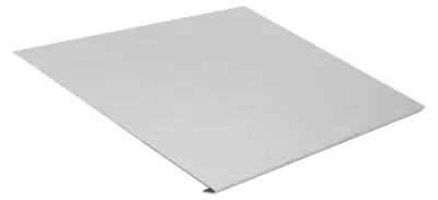 Produktbild von INEFA Traufstreifen ohne Wasserfalz aus Aluminium 200cm, Silber, Alublech für Dachentwässerung, Dachrinnen Zubehör, Germany