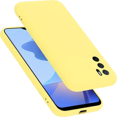 Produktbild von Cadorabo Schutzhülle für Oppo A16s / A54s Hülle in Gelb Handyhülle Case Cover TPU Etui