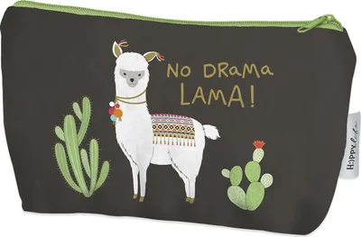 Produktbild von Kosmetiktäschchen "No Drama Lama"