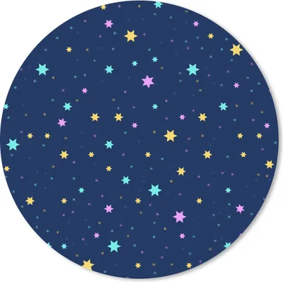 Produktbild von MuchoWow® Mauspad Mousepad Sternenhimmel - Sterne - Design 40x40 cm - Mousepads - Maus Mat - Pad - Mausunterlage - Schreibtisch Accessoires