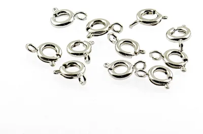 Produktbild von Vintageparts Federringe Edelstahl 304 platinfarben 9,5 mm, 10 Stück