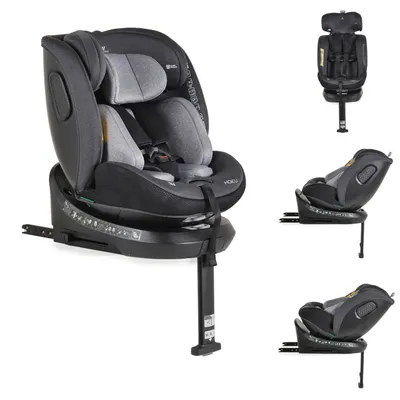 Produktbild von Cangaroo Kindersitz Hoku i-Size (40-150cm) Gruppe 0+/1/2/3, Isofix, Stützfuß grau
