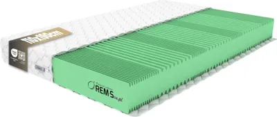 Produktbild von REM-SEN Matratze Classic 110x190cm Höhe 15 cm H2 7-Zonen Polyurethanschaum Atmungsaktiv Antiallergisch Membranhülle Premium