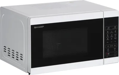Zdjęcie produktu dla Sharp YC-MG02E-W, Blat, 20 l, 800 W, Wbudowany wyświetlacz, LED, Dotyk