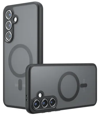 Zdjęcie produktu dla Techsuit – PureFrost etui MagSafe na Samsung Galaxy S23 FE – matowe czarne