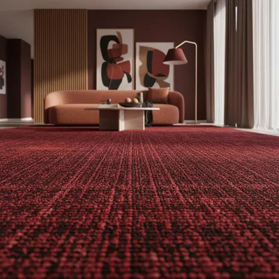 Produktbild von Kurzflorteppich Einfarbig Pflegeleicht Waschbar | Rot 200x290 cm Wohnzimmer Rutschfest | KOFEL – Kadima Design