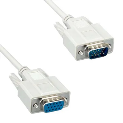 Produktbild von ViVanco™CC M 18 DVI, 1,8 m, DVI-I, VGA (D-Sub), Weiß, Männlich/Männlich