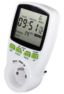 Obrázek produktu pro Digitální spínací zásuvka Renkforce, IP20, 3680 W