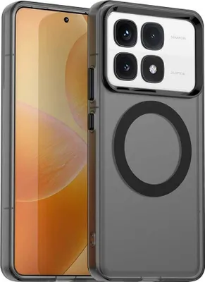 Produktbild von Magnetisch Hülle für Xiaomi Redmi K70 Ultra, Schlank Durchscheinend Matt Stoßfest Handyhülle Schwarz