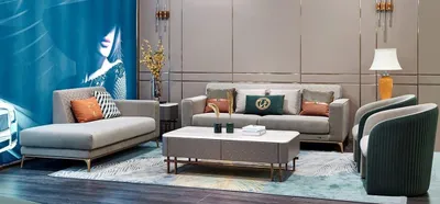 Produktbild von Ledersofa Couch Polster Garnitur 3 + Chaiselounge Sessel Sitz Garnitur 4tlg. Neu