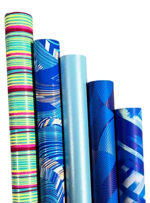 Productafbeelding van Set van 10 Rollen Cadeaupapier 2m x 70cm