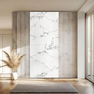Produktbild von HEXIM Marmorplatten Optik 4 Stück 280x122 cm SPC Kunststoff Innen & Außenbereich Granit Steinoptik - Duschrückwand Küchenrückwand Spritzschutz Wandplatte (13,66 m² 2010) A-Serie