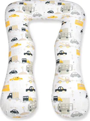 Produktbild von Amilian Schwangerschaftskissen zum Schlafen Lagerungskissen Seitenschläferkissen Ink. Bezug universell groß TYP A Pregnancy Pillow bodypillow