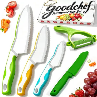 Productafbeelding van Dunschiller - Set van 5 - Kunststof - BPA-vrij - Ergonomische Greep - Kindveilig