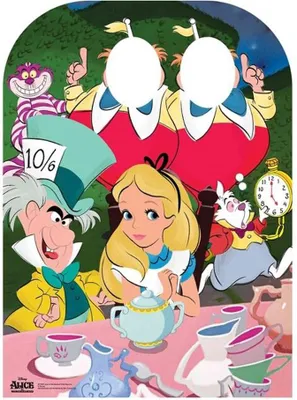 Produktbild von Alice im Wunderland - Fotowand - Pappaufsteller - 131 cm